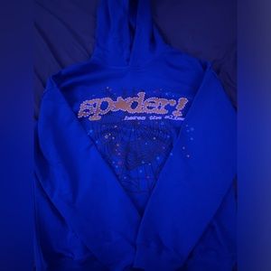 Spider TC Blue Hoodie - Men’s size Large